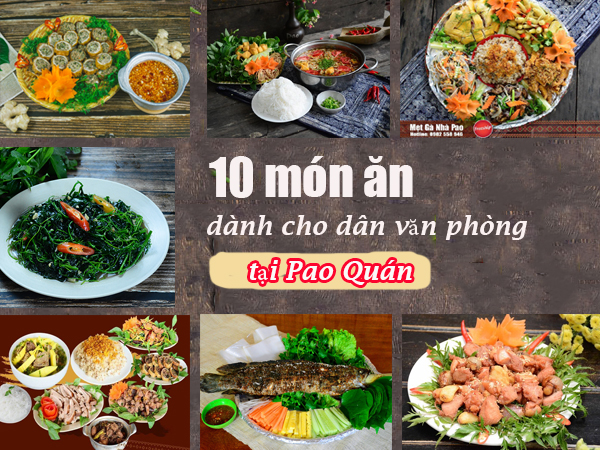 10 món ăn trưa cho dân văn phòng siêu hấp dẫn tại Pao Quán - Pao Quán