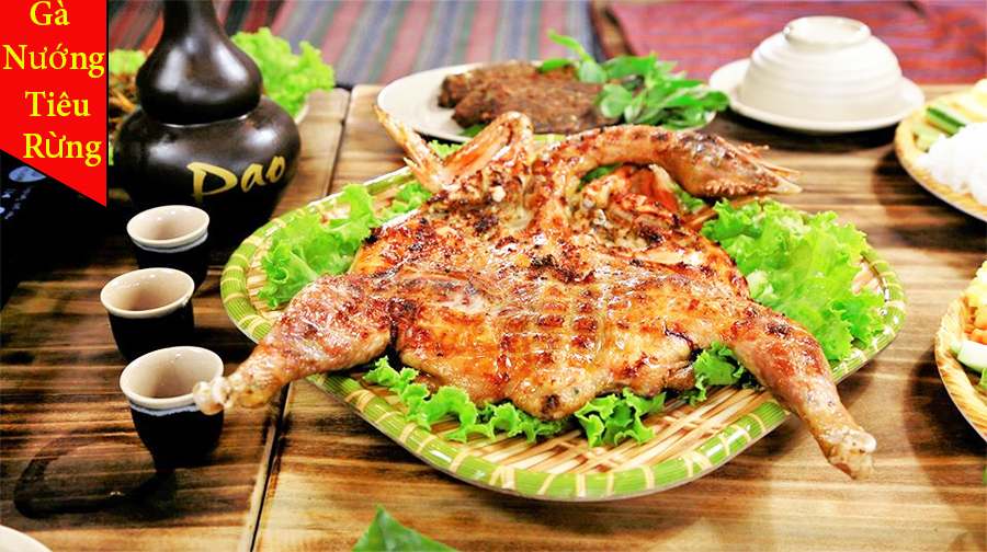 Ẩm thực vùng Tây Bắc - Đặc sản gà nướng tiêu rừng